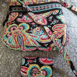 Vera Bradley Crossbody and matching Wallet